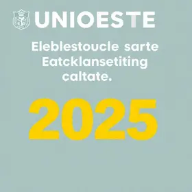 UNIOESTE Vestibular 2025: Vagas