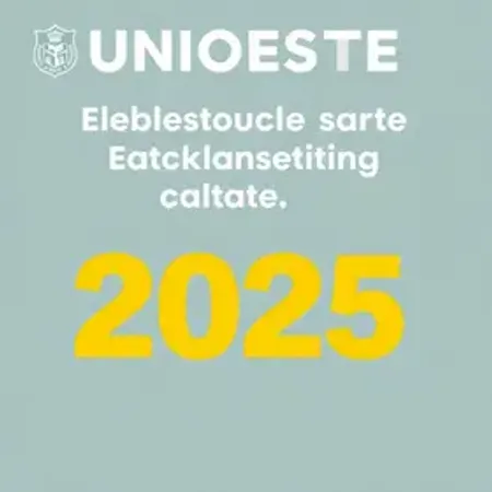UNIOESTE Vestibular 2025: Vagas